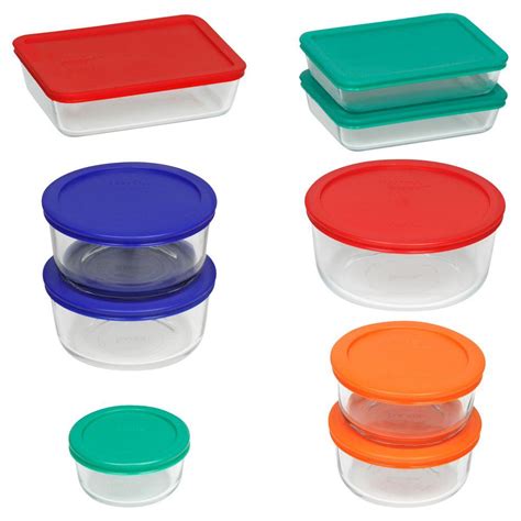 pyrex 18 piece storage set